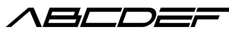 Active Space Italic