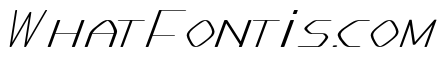 Flatened Italic