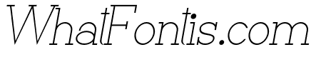Victorela Light Italic