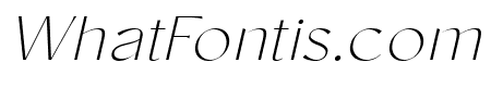 Conso Thin Italic