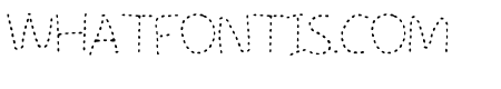 Dash Dotted Font Regular