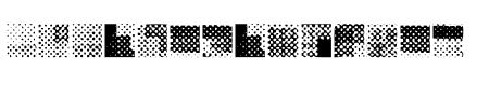 Texture Glyph Halftone Heavy