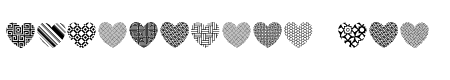 Hearts dingbats