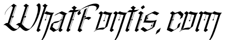 Gothically Italic