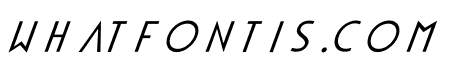 Apocalypto Regular Italic