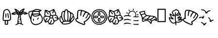 Summer Doodle Dingbat Regul