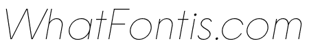 Nela Sans Thin Italic