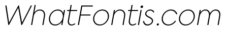 Hemenix Extralight Italic