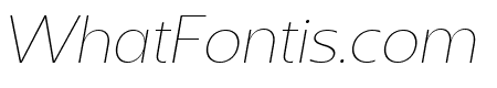 Sanshiro Thin Italic