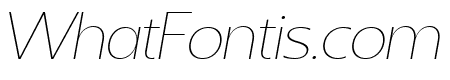 Sanshiro Display Thin Italic