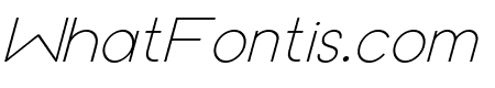 RICORDO Thin Italic