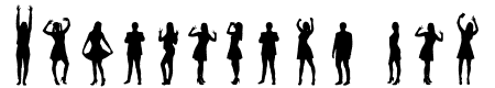 People silhouettes