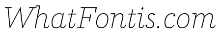 Parry Thin Italic
