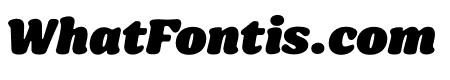Sirenia Black Italic