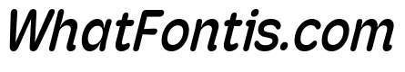 Hoss Round XNarrow Medium Italic