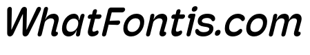 Hoss Round Narrow Medium Italic