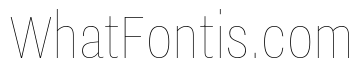Nitti Grotesk Condensed Hairline
