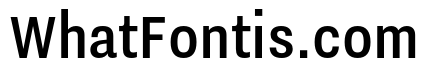 Nitti Grotesk Condensed Medium