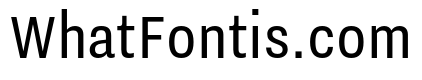 Nitti Grotesk Condensed Regular