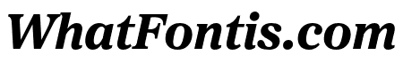 Proxima Sera Extrabold Italic