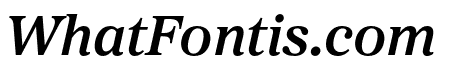 Proxima Sera Semibold Italic