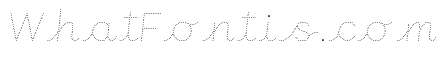 Castledown Cursive Dots No Dirs