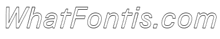Italic Outline