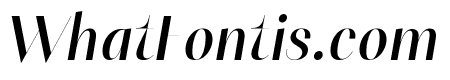 PF Marlet Finesse Medium Italic