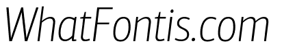 PFCentroSansXCond-ThinItalic