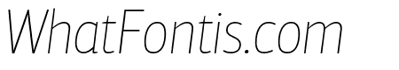 PFCentroSansXCond-XThinItalic