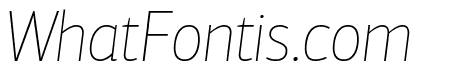 PFCentroSansCond-XThinItalic