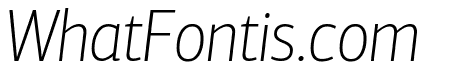 PFCentroSansCond-ThinItalic