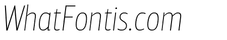 PFCentroSansComp-XThinItalic