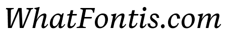 FabricSerif RegularItalic