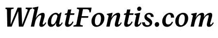 FabricSerif MediumItalic