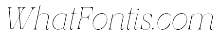 BelledeMaiItalic Thin