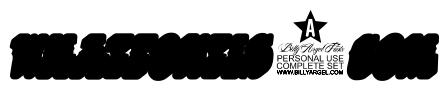 HIPPIES EXTRA ITALIC PERSONAL USE Bold Italic