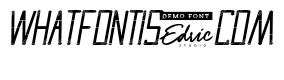 Strong Iron Demo Italic