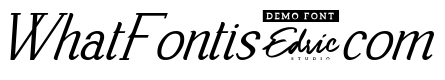 Blue Denim Demo Italic
