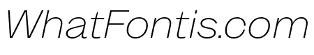 MintGroteskDisplay ThinItalic
