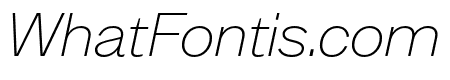 MintGrotesk ThinItalic
