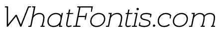 Umba Slab Demo Alt Thin Italic