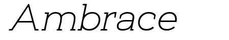 Umba Slab Demo Thin Italic