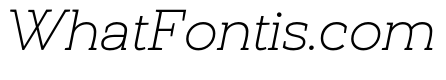 Umba Slab Demo Thin Italic