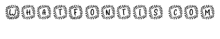 Shanty Christmas Monogram Reg