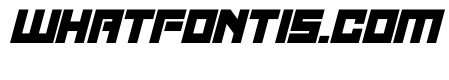 Robot Invaders Italic