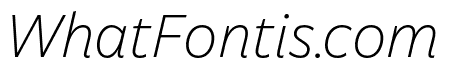 Billie DEMO Light Italic