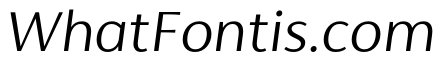 Cromlin DEMO Light Italic