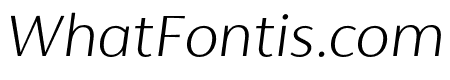 Cromlin DEMO ExtraLight Italic