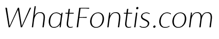 Cromlin DEMO Thin Italic
